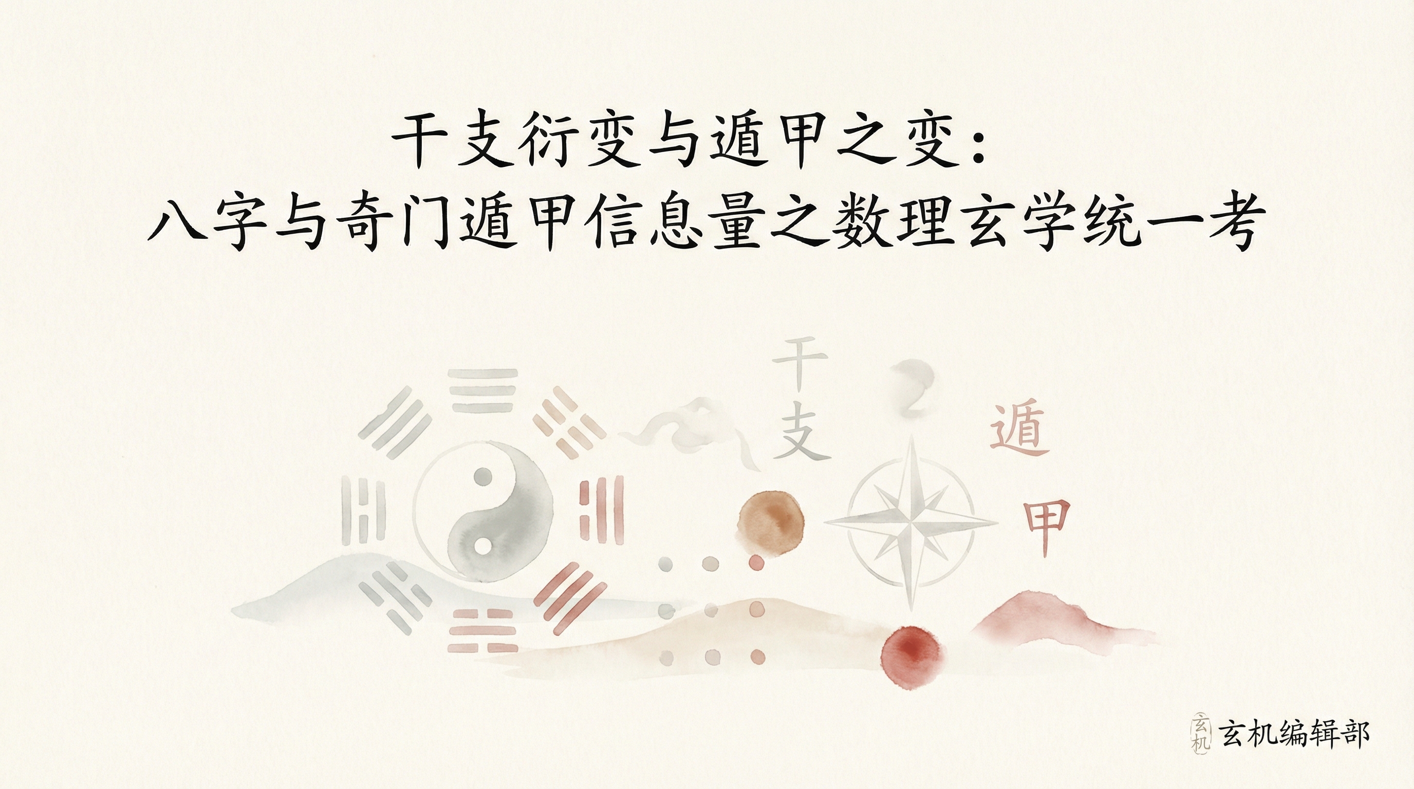 干支衍变与遁甲之变：八字与奇门遁甲信息量之数理玄学统一考