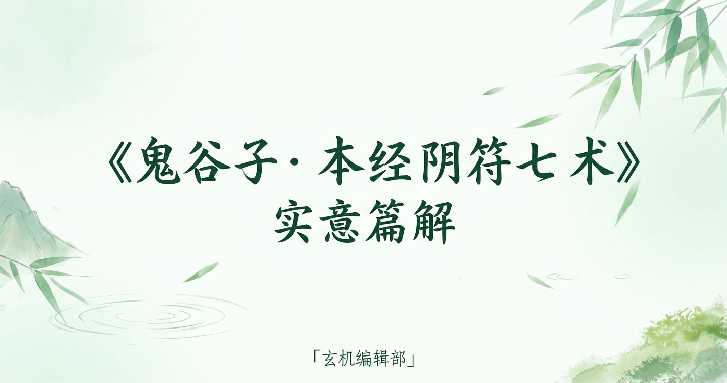 《鬼谷子·本经阴符七术》实意法螣蛇解