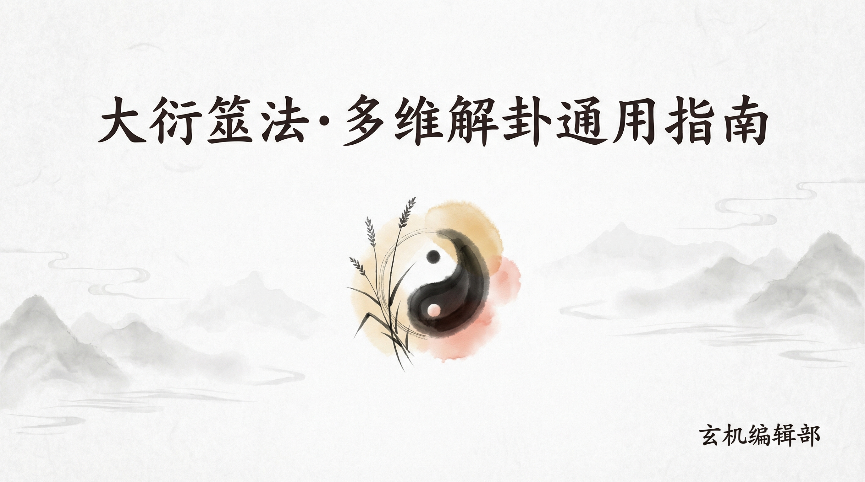 大衍筮法·多维解卦通用指南