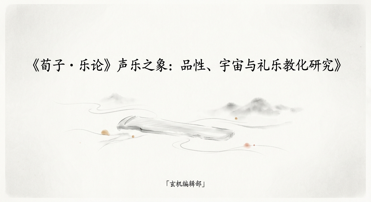 《荀子·乐论》声乐之象:品性、宇宙与礼乐教化研究