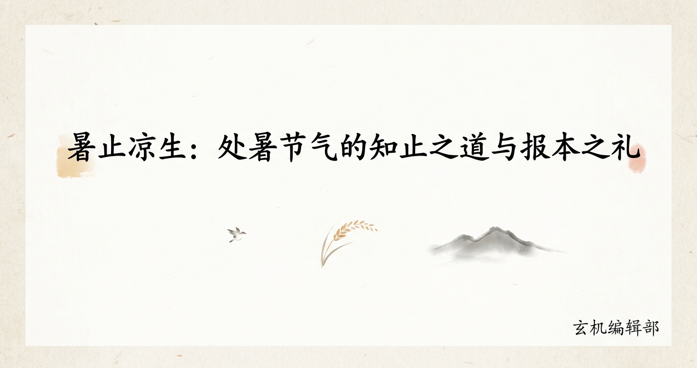 暑止凉生:处暑节气的知止之道与报本之礼