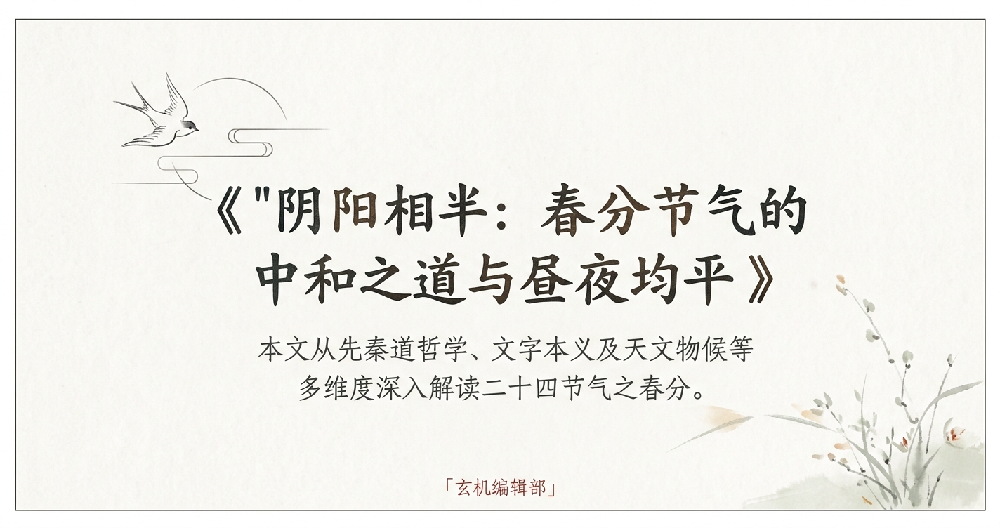 阴阳相半：春分节气的中和之道与昼夜均平