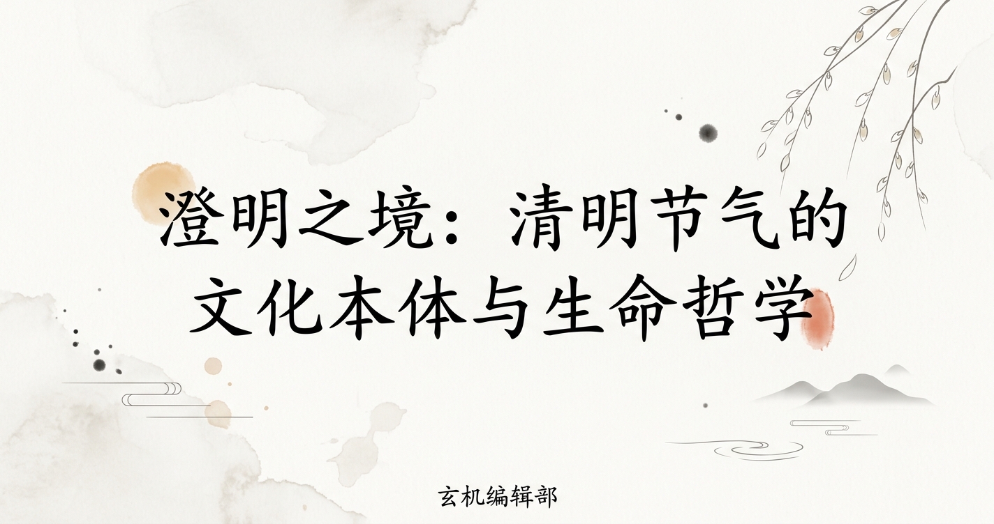 澄明之境:清明节气的文化本体与生命哲学