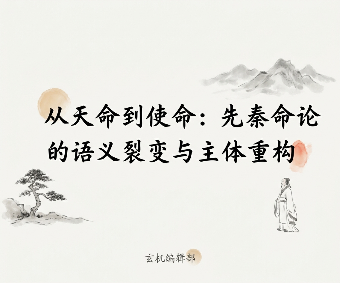 From Mandate of Heaven to Mission: Semantic Rupture and Subject Reconstruction in Pre-Qin Theories of "Ming"