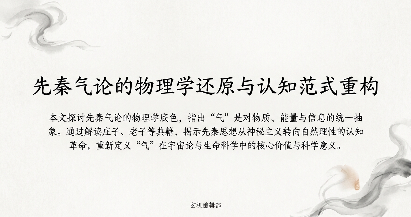 先秦气论的物理学还原与认知范式重构