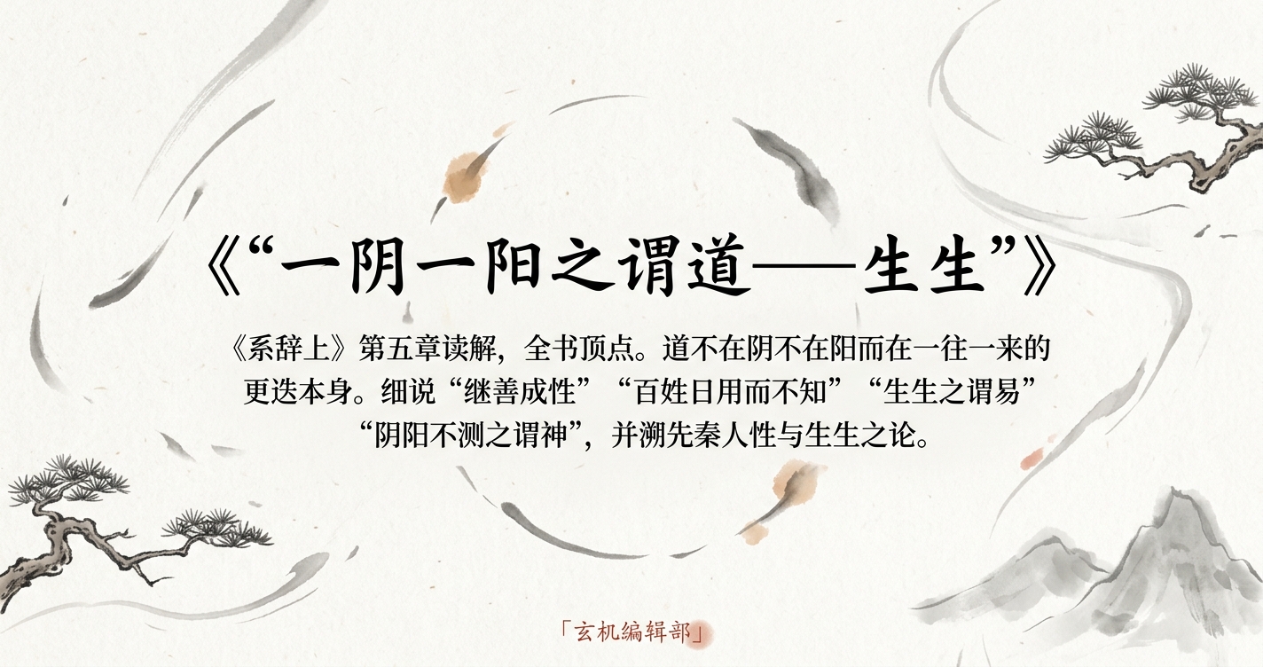 一阴一阳之谓道——生生