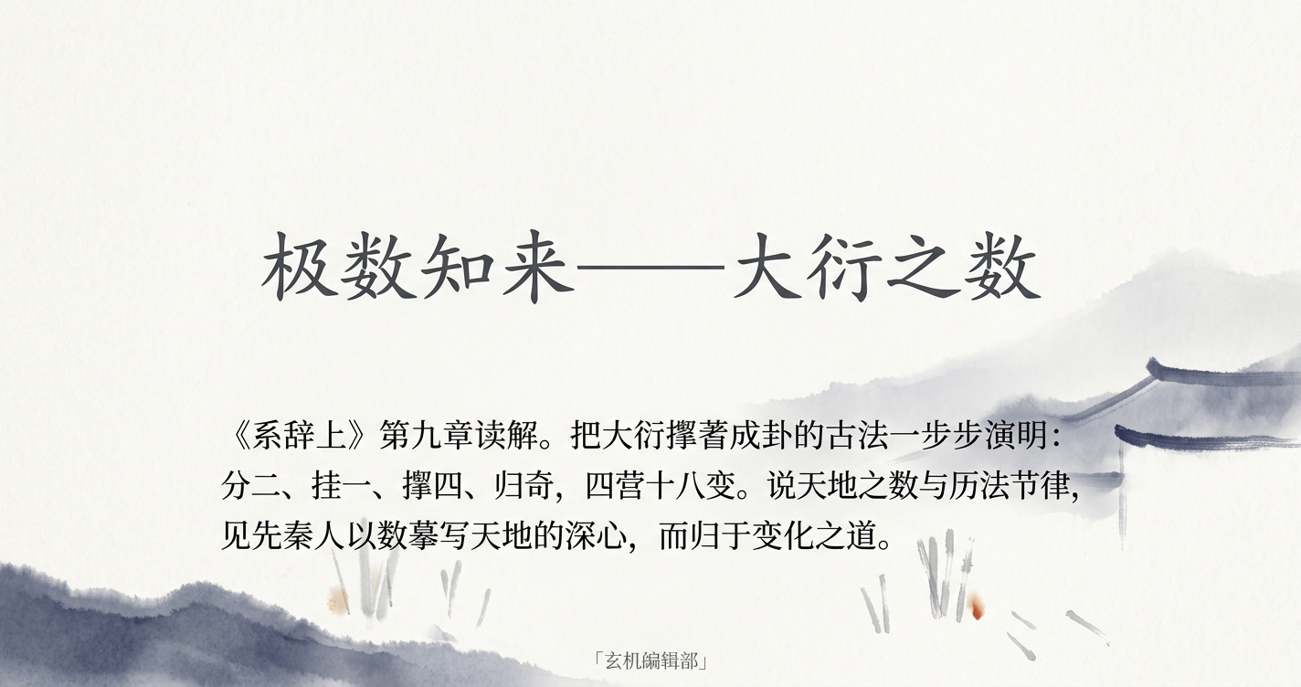 极数知来——大衍之数