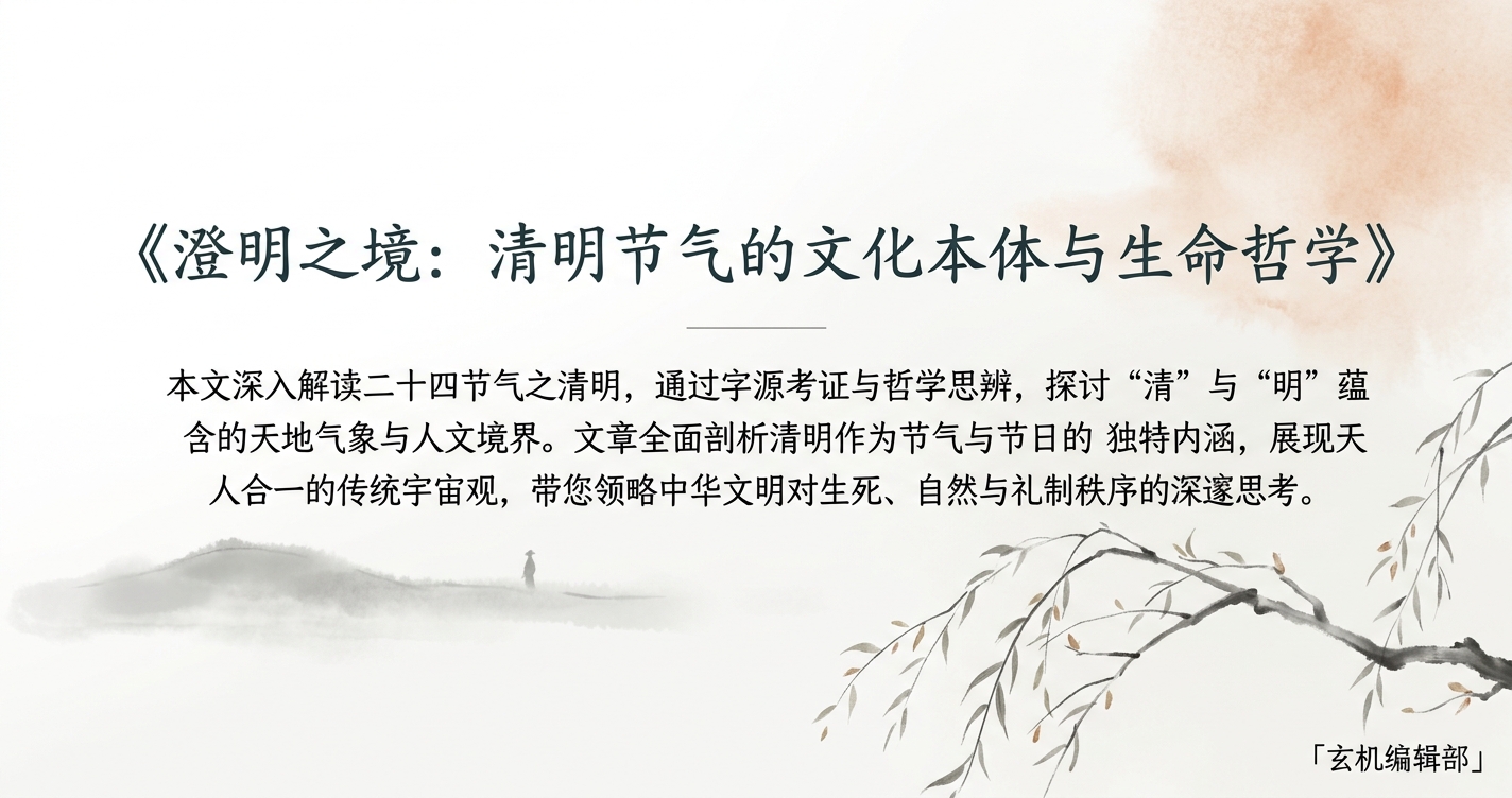 澄明之境：清明节气的文化本体与生命哲学