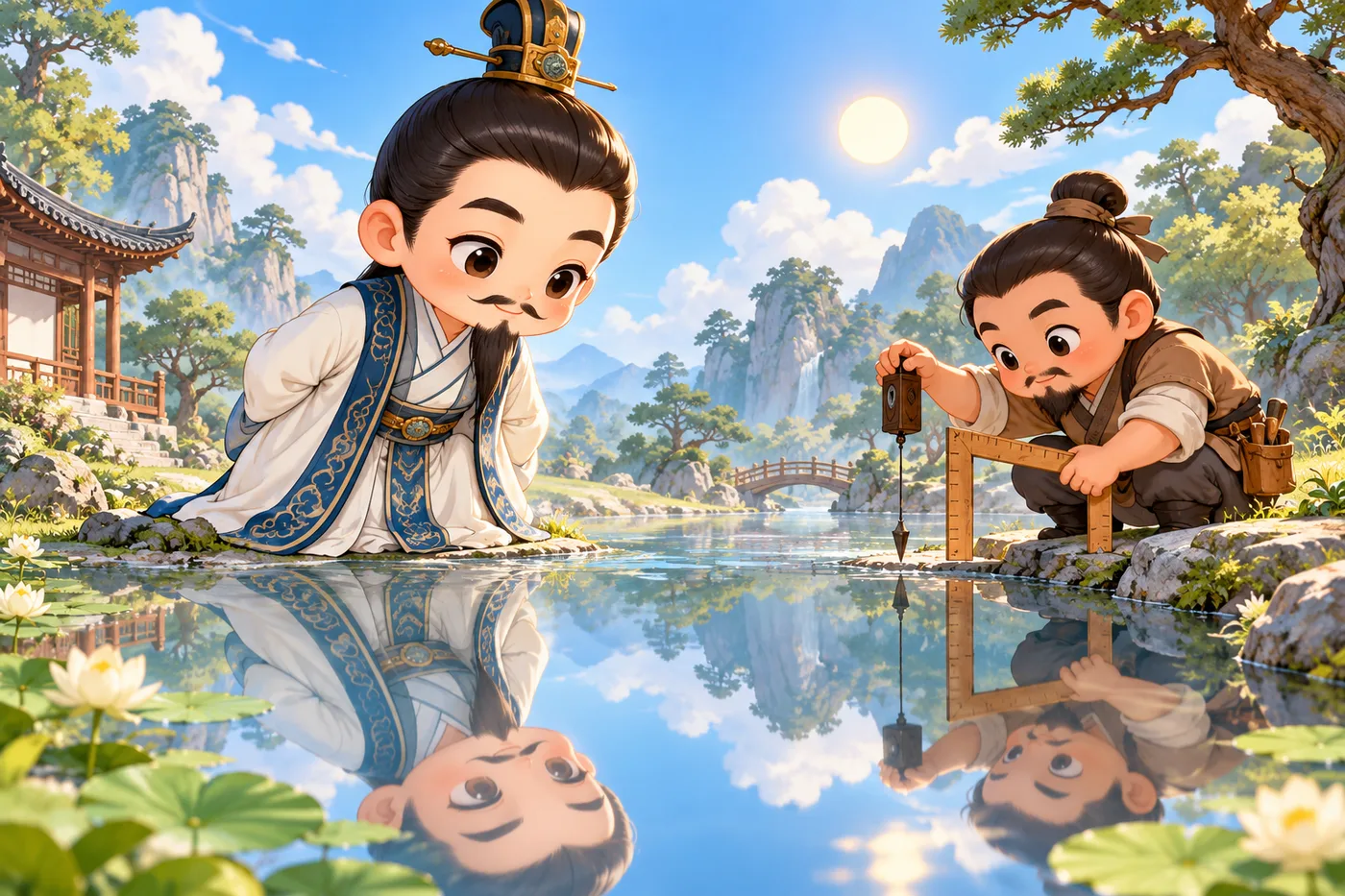 水静则明烛须眉