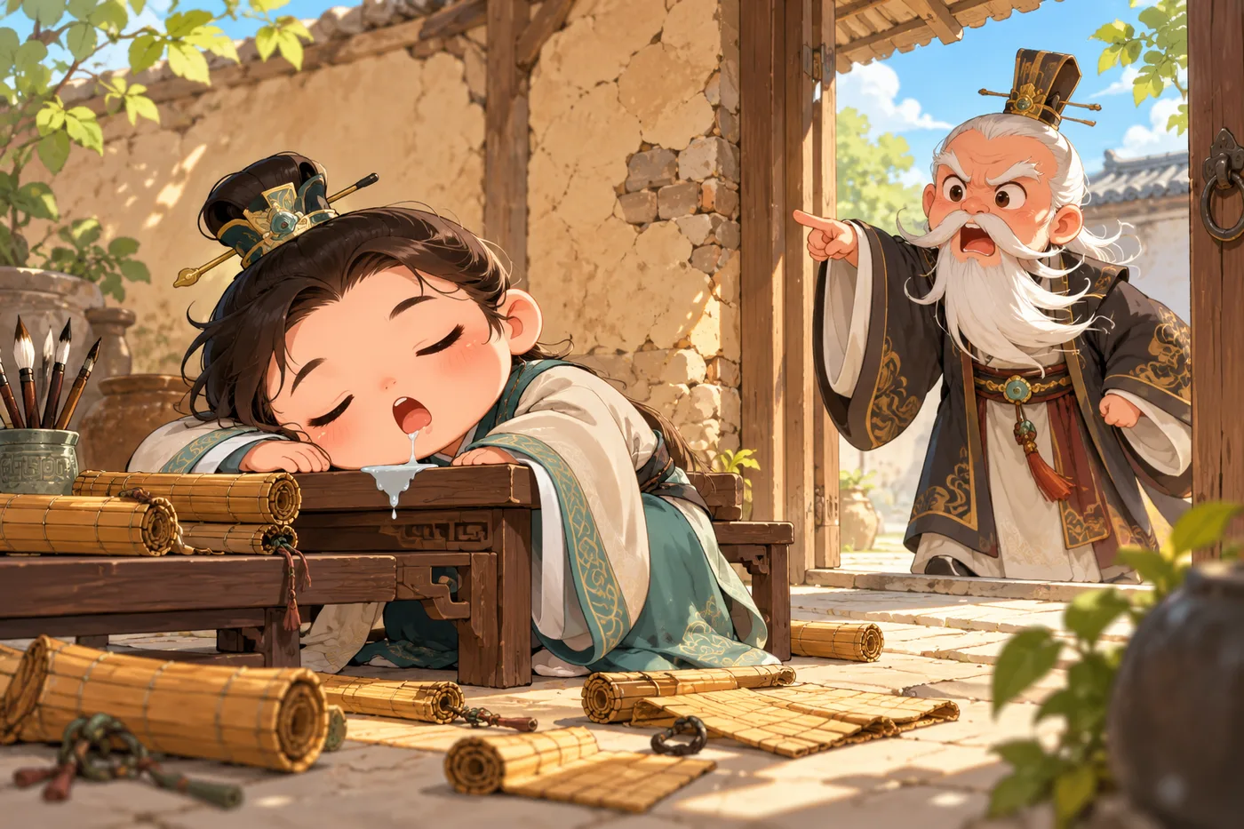 宰予昼寝