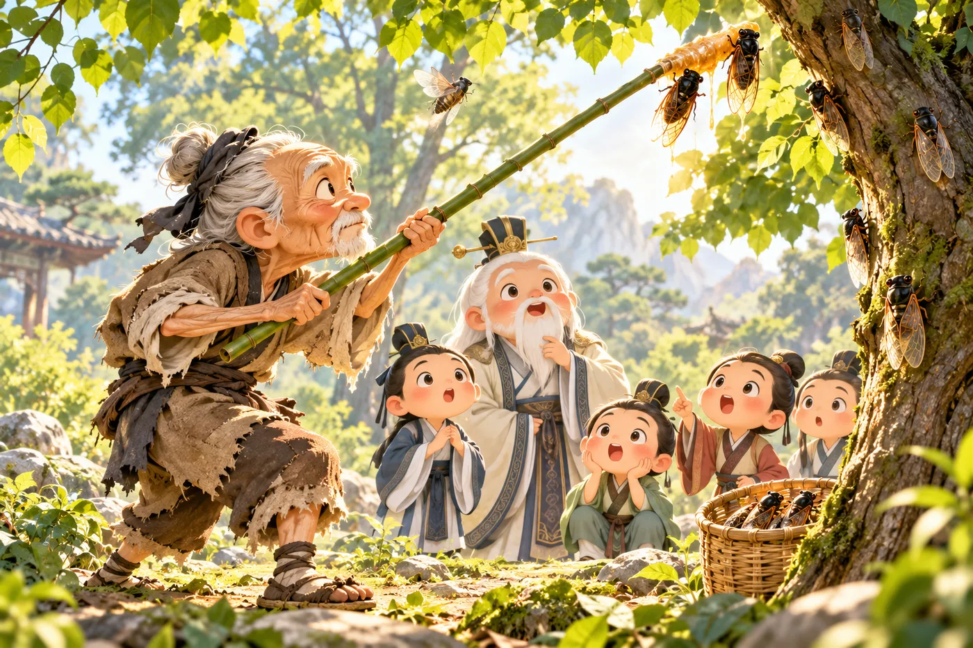 痀偻承蜩