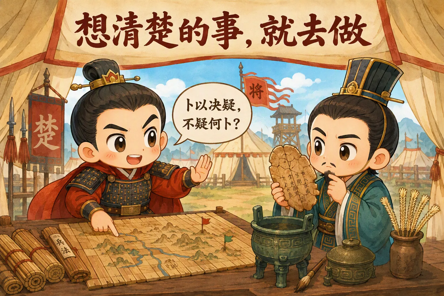 卜以决疑,不疑何卜