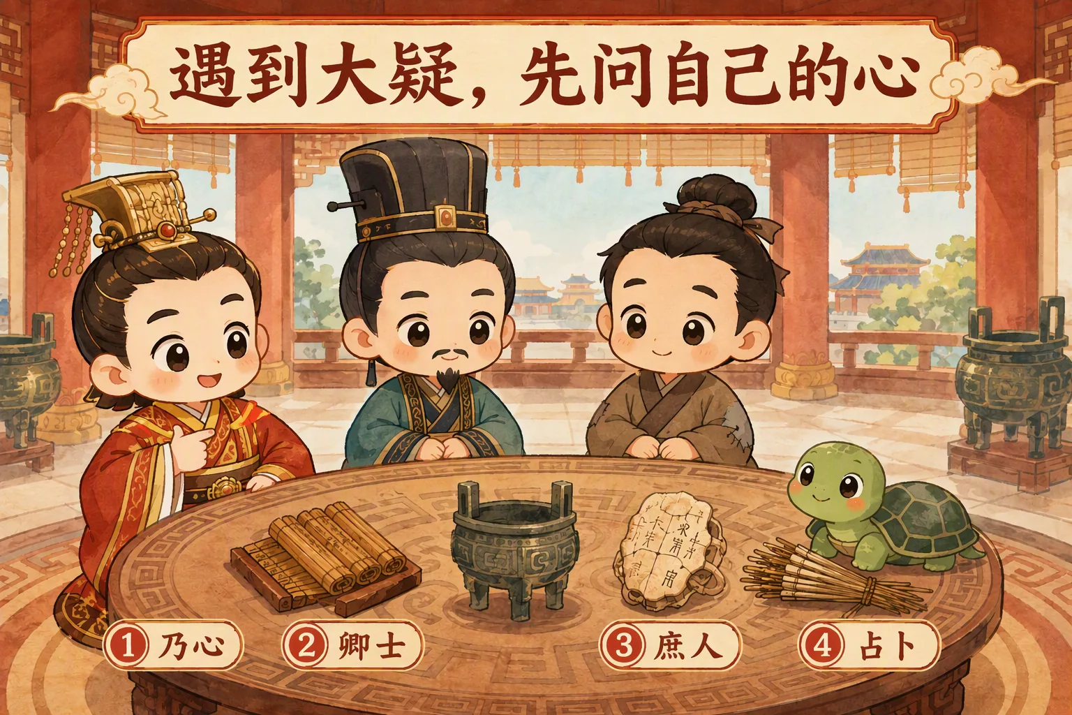 遇到大疑,先问自己的心