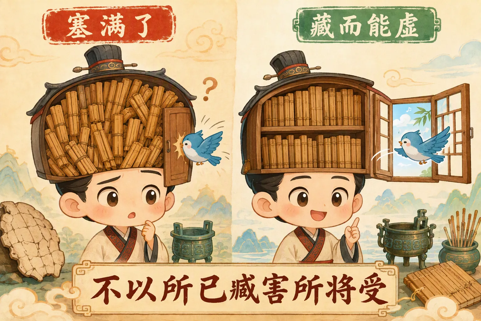 不以所已臧害所将受