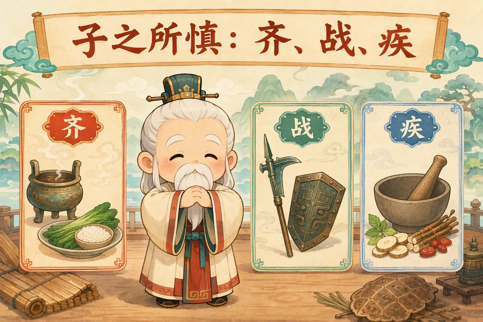 子之所慎:齐、战、疾