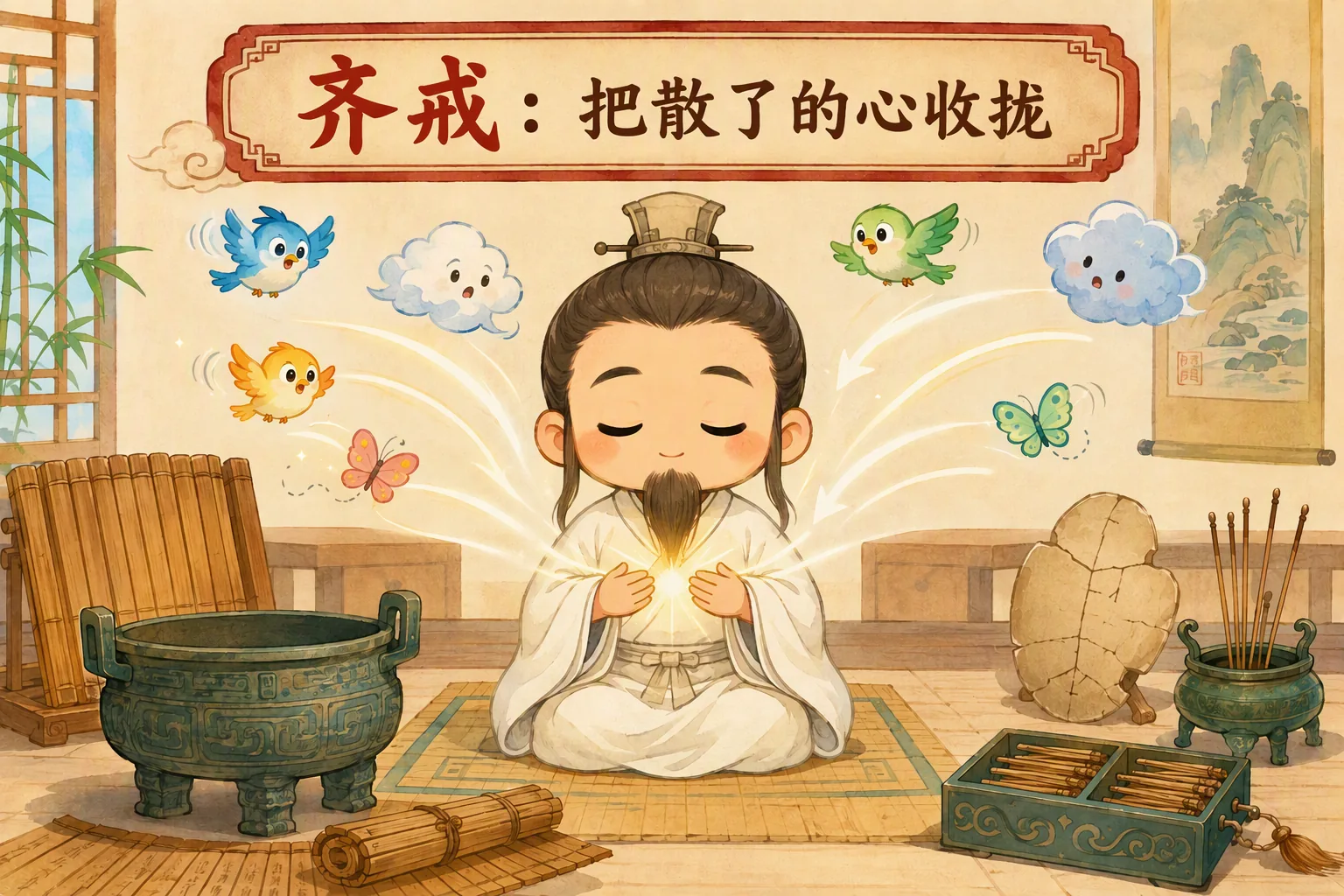 把散了的心收拢